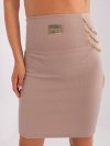 Spódnica-RV-SD-9028.06-ciemny bezowy rozmiar - L/XL