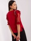 Bluzka-LK-BZ-506682.26P-bordowy rozmiar - 38