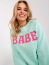 Bluza-EM-BL-617-11.32-mietowy rozmiar - ONE SIZE