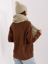 Szalik-D90012Y72028D-pistacjowy rozmiar - ONE SIZE