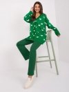 Kardigan-BA-SW-2207.32P-ciemny zielony rozmiar - ONE SIZE