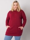 Bluza-RV-BL-6338.19X-bordowy rozmiar - XL