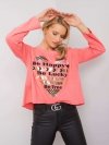 Bluzka-DHJ-BZ-21103.06P-koralowy rozmiar - ONE SIZE