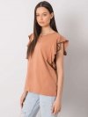 Bluzka-FA-BZ-7063.53P-camelowy rozmiar - ONE SIZE