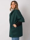 Płaszcz-CHA-PL-0409.30X-ciemny zielony rozmiar - S/M