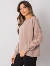 Bluzka-RV-BZ-7342.03-ciemny bezowy rozmiar - L/XL