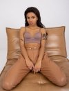 Spodnie-DHJ-SP-5058.35P-camelowy rozmiar - XL