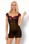 Zmysłowa Koszulka Damska Kinge LC 99187 Love Potion Black Czarny Collection LivCo Corsetti Fashion rozmiar - S/M
