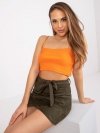 Spódnica-DHJ-SD-15680.28X-khaki rozmiar - XL