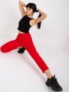 Spodnie dresowe-RV-DR-7806.32-czerwony rozmiar - M
