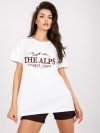 T-shirt-FA-TS-7720.43P-biało-brązowy rozmiar - ONE SIZE