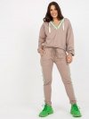 Komplet-RV-KMPL-8297.52P-ciemny bezowy rozmiar - L/XL