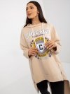 Bluza-FA-BL-8107.39-jasny beżowy rozmiar - ONE SIZE