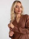 Bluzka-D73761M11081A-brązowy rozmiar - S