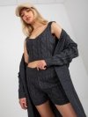 Komplet-VI-KMPL-21TU752.06P-ciemny szary rozmiar - ONE SIZE