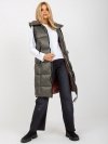 Kamizelka-D50048X80105A3-khaki rozmiar - M