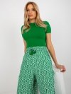 Spodnie-D73770R62237A-zielony rozmiar - S