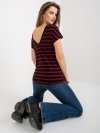 T-shirt-RV-TS-8568.75-czarno-czerwony rozmiar - L