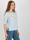 Bluzka-LK-BZ-506609.77-jasny niebieski rozmiar - 40