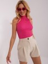 Bluzka-BA-BZ-2301.00P-ciemny różowy rozmiar - ONE SIZE