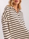 Bluzka-LK-BZ-509314.83-ecru rozmiar - L/XL