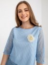 Bluzka-LK-BZ-506642.94-jasny niebieski rozmiar - 42