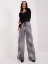 Spodnie-LK-SP-509429.87-czarno-biały rozmiar - L/XL
