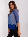 Bluzka-LK-BZ-506729.63P-ciemny niebieski rozmiar - 42