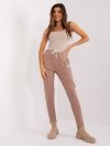 Spodnie dresowe-RV-DR-8370-1.57P-ciemny bezowy rozmiar - L/XL