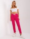 Spodnie dresowe-RV-DR-8370-1.57P-fuksjowy rozmiar - S/M