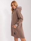 Tunika-RV-TU-9224.95P-brązowy rozmiar - L/XL