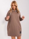 Tunika-RV-TU-9224.95P-brązowy rozmiar - L/XL