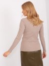 Bluzka-RV-BZ-9206.52P-ciemny bezowy rozmiar - L/XL