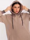Tunika-RV-TU-9224.95P-ciemny bezowy rozmiar - L/XL