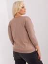 Bluzka-RV-BZ-8981.31P-ciemny bezowy rozmiar - ONE SIZE