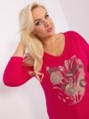 Bluzka-RV-BZ-9068.21P-fuksjowy rozmiar - ONE SIZE