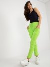 Spodnie dresowe-RV-DR-8696.20-limonkowy rozmiar - S/M