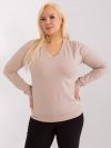 Bluzka-RV-BZ-9259.97-beżowy rozmiar - ONE SIZE