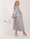 Płaszcz-LK-PL-509558.67-jasny niebieski rozmiar - S/M