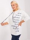 Bluzka-RV-BZ-9450.36-ecru rozmiar - ONE SIZE