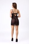Tiana Black/Czarna zmysłowa koszulka LivCo Corsetti Fashion rozmiar - S/M