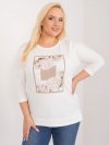 Bluzka-RV-BZ-9404.07-ecru rozmiar - ONE SIZE