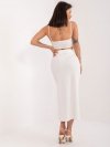 Spódnica-LK-SD-509624.48-ecru rozmiar - S/M