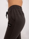 Spodnie dresowe-RV-DR-8242.81-ciemny khaki rozmiar - S