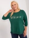 Bluzka-RV-BZ-9449.76-ciemny zielony rozmiar - ONE SIZE