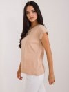 T-shirt-RV-TS-4833.41X-camelowy rozmiar - M