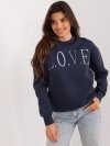 Bluza-D10606BA02565C-granatowy rozmiar - S