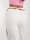 Spodnie-DHJ-SP-18857-1.32-ecru rozmiar - ONE SIZE