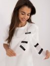 Bluzka-LK-BZ-509621-3.54-ecru rozmiar - S/M
