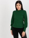 Bluzka-RV-BZ-5223.15-ciemny zielony rozmiar - M